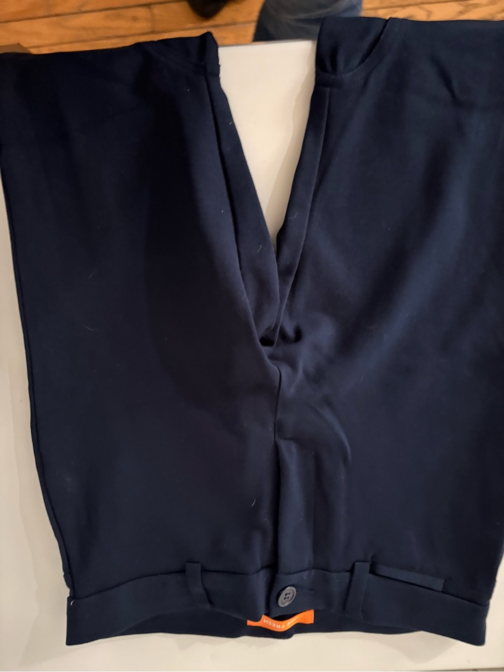 Joe Fresh Navy Wide-Leg Pull-On Trousers